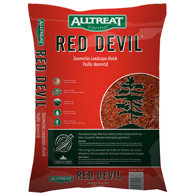 1YD/Small Bags Red Devil Mulch